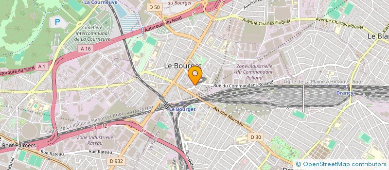 localisation de l'entreprise MONSIEUR BINBIN JIANG à LE BOURGET