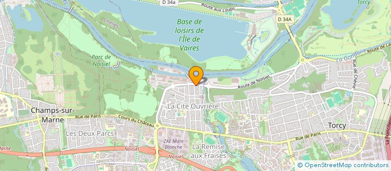 localisation de l'entreprise MONSIEUR BINBIN ZHANG à NOISIEL