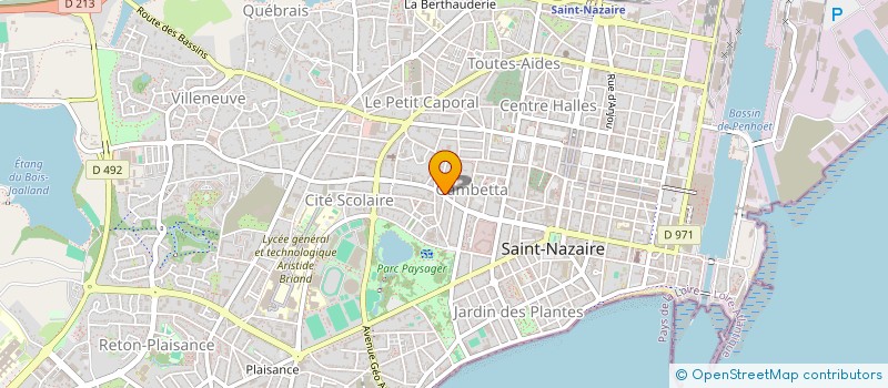 localisation de l'entreprise MONSIEUR BINDA BAMBA à SAINT-NAZAIRE
