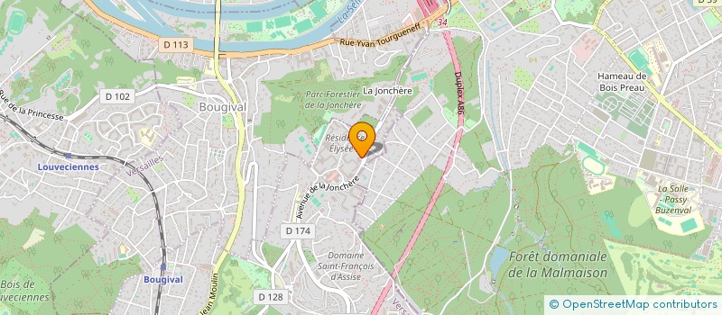 localisation de l'entreprise MONSIEUR BING LIANG  LA CELLE-SAINT-CLOUD