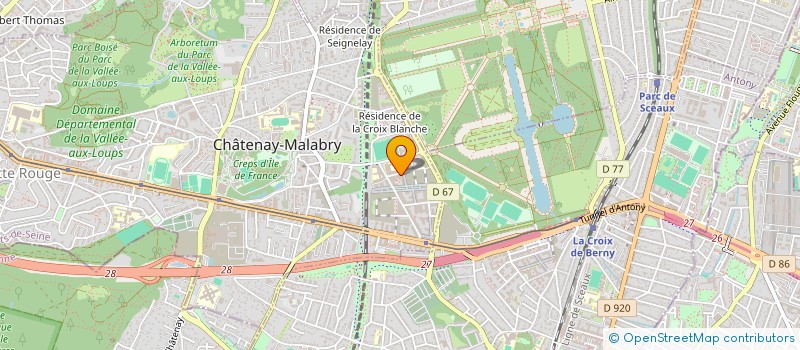 localisation de l'entreprise MONSIEUR BINGHUANG ZHANG  CHATENAY-MALABRY