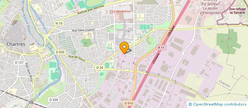 localisation de l'entreprise MONSIEUR BINIAM ABEBE GRZIHAR à CHARTRES