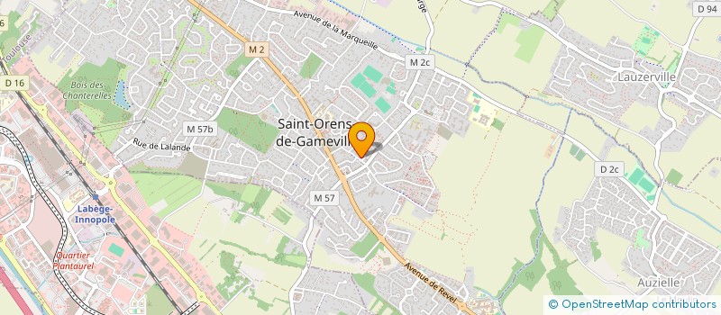 localisation de l'entreprise MONSIEUR BINIAM GODEFAY  SAINT-ORENS-DE-GAMEVILLE