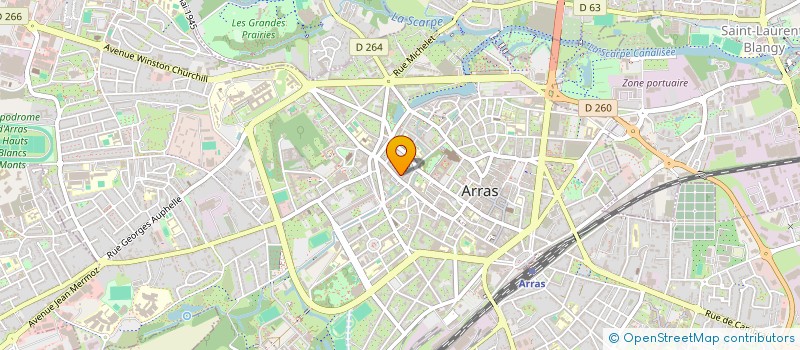 localisation de l'entreprise MONSIEUR BINIYAM FANTAHUN BELETE à ARRAS