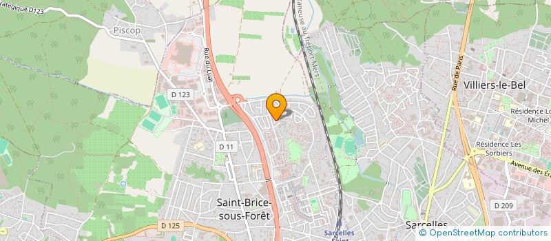 localisation de l'entreprise MONSIEUR BINYAMINE ZETLAOUI à SAINT-BRICE-SOUS-FORET
