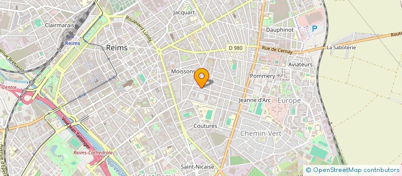 localisation de l'entreprise MONSIEUR BIODUN TAOFEEK  REIMS