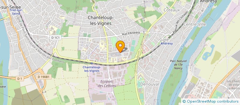localisation de l'entreprise MONSIEUR BIOVA AZIAGBENOU à CHANTELOUP-LES-VIGNES