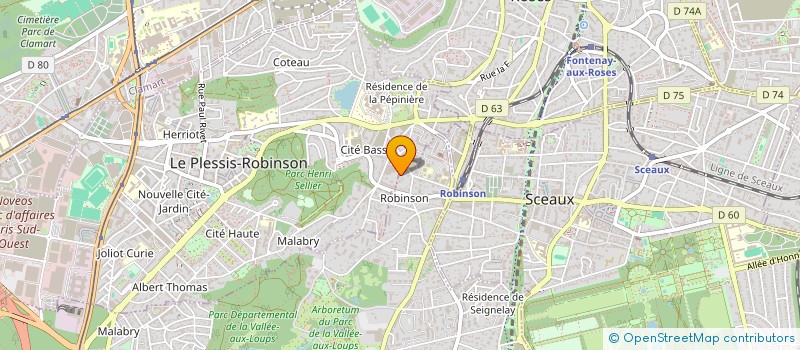 localisation de l'entreprise MONSIEUR BIRA GALIBA  CHATENAY-MALABRY