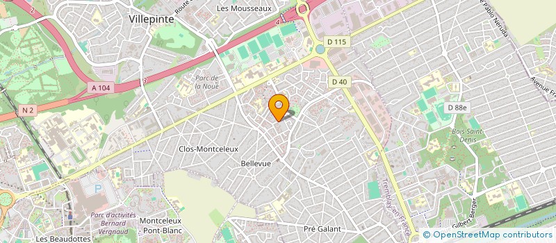 localisation de l'entreprise MONSIEUR BIRAHIMA BAGAYOKO à VILLEPINTE