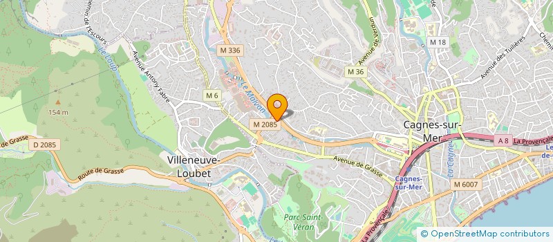 localisation de l'entreprise MONSIEUR BIRAMA DIOP à CAGNES-SUR-MER