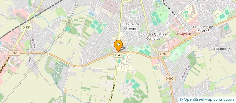 localisation de l'entreprise MONSIEUR BIRAMA KANOUTE à CHATEAUROUX