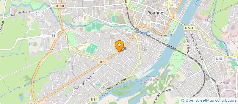 localisation de l'entreprise MONSIEUR BIRAMA NDIAYE  ROANNE