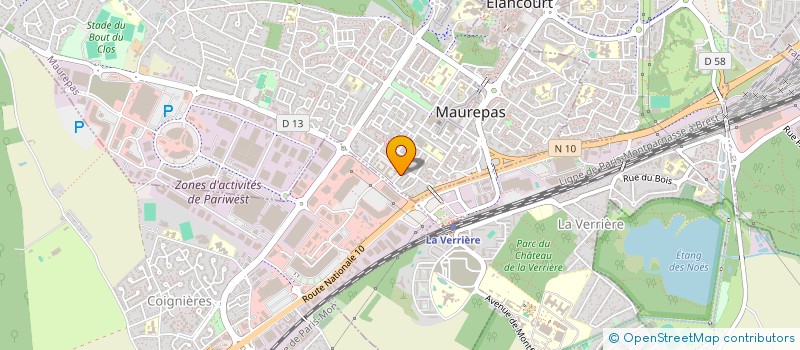 localisation de l'entreprise MONSIEUR BIRAME FALL  MAUREPAS