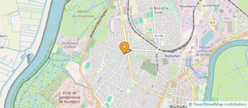 localisation de l'entreprise MONSIEUR BIRAME MBATH  ROCHEFORT