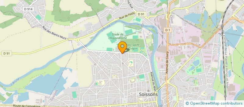 localisation de l'entreprise MONSIEUR BIRANE PADANE à SOISSONS