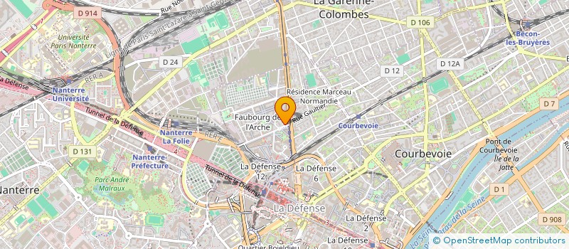 localisation de l'entreprise MONSIEUR BIRANTE DIAKHITE à COURBEVOIE