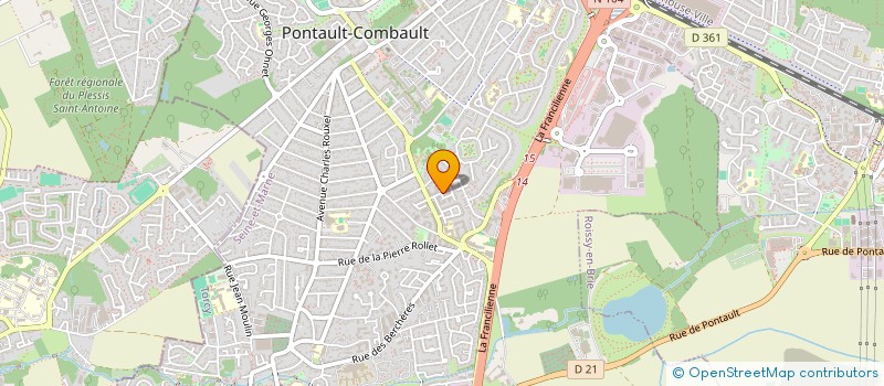 localisation de l'entreprise MONSIEUR BIRANTE DOUCOURE  PONTAULT-COMBAULT