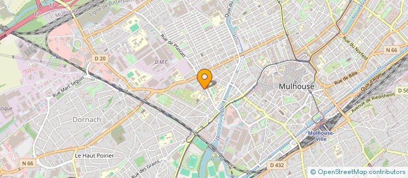 localisation de l'entreprise MONSIEUR BIRAWAR ABDULAPOUR  MULHOUSE