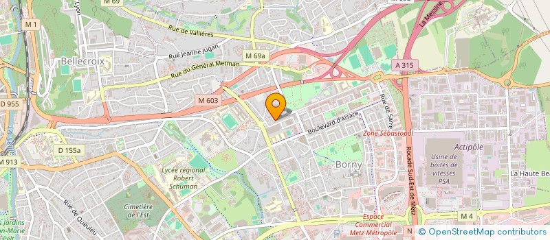 localisation de l'entreprise MONSIEUR BIRCAN ARSLAN  METZ