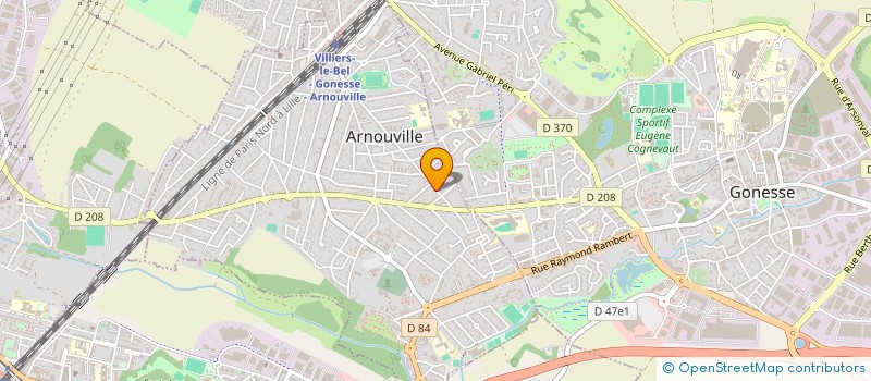 localisation de l'entreprise MONSIEUR BIRDAL AYDIN à ARNOUVILLE