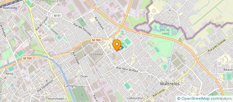 localisation de l'entreprise MONSIEUR BIROL GUNES  WATTRELOS