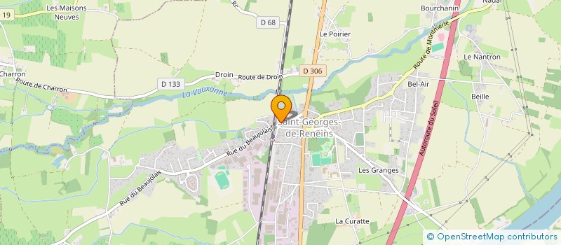 localisation de l'entreprise MONSIEUR BIROL YILMAZ  SAINT-GEORGES-DE-RENEINS