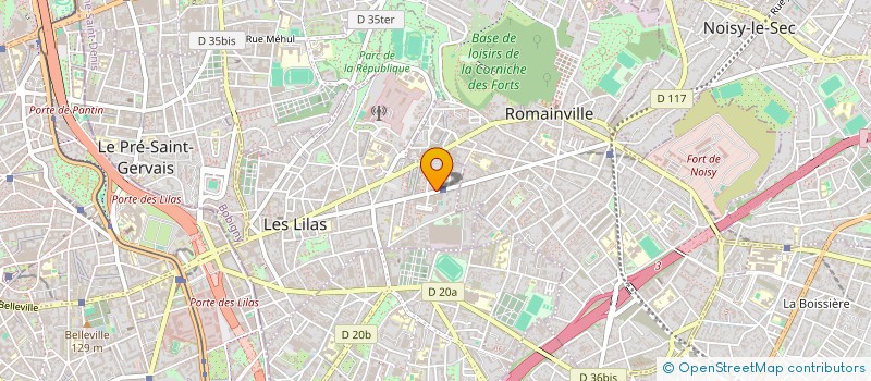 localisation de l'entreprise MONSIEUR BISER BOZHKOV à LES LILAS