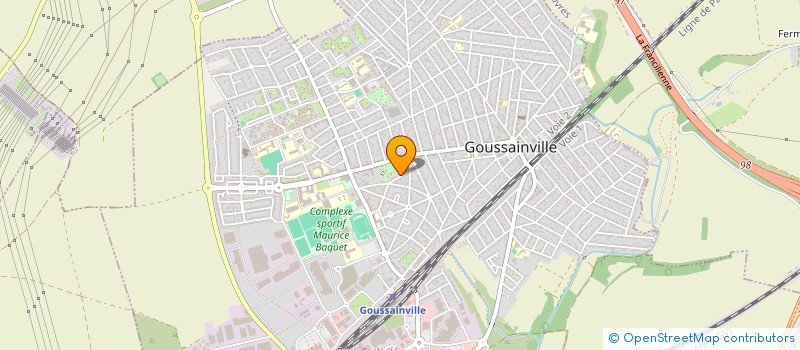 localisation de l'entreprise MONSIEUR BISHNU SAPKOTA  GOUSSAINVILLE