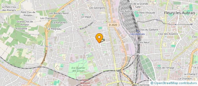localisation de l'entreprise MONSIEUR BISIRI CISSE à ORLEANS
