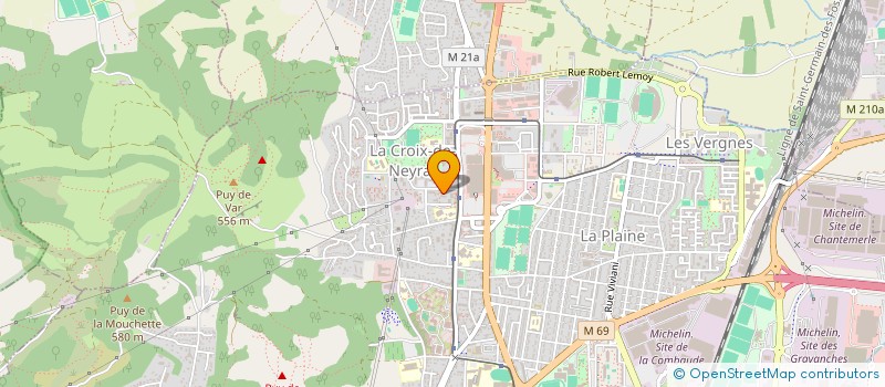 localisation de l'entreprise MONSIEUR BISLAN BETIGOV  CLERMONT-FERRAND