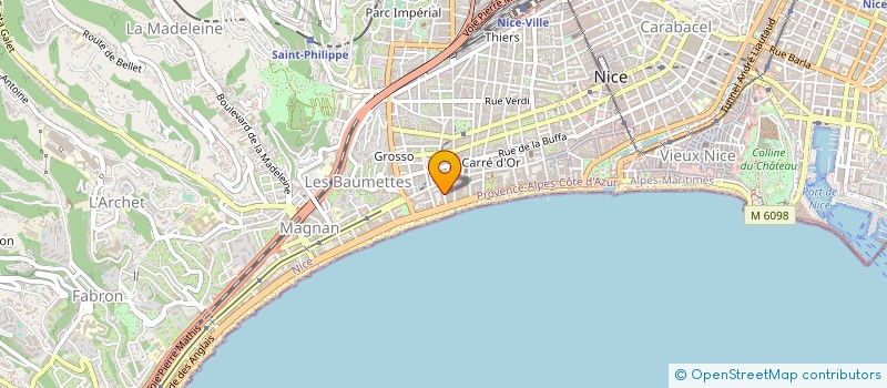 localisation de l'entreprise MONSIEUR BISLAN DUBAEV à NICE