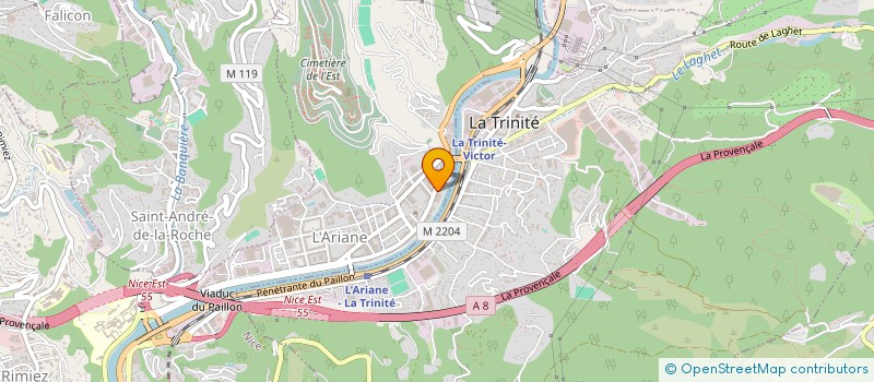 localisation de l'entreprise MONSIEUR BISLAN TCHOLAEV à NICE