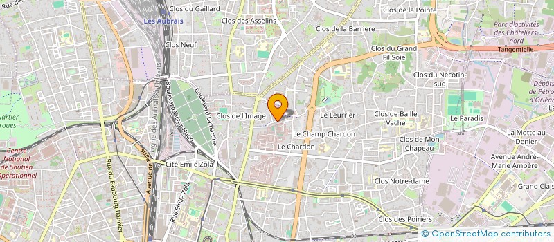 localisation de l'entreprise MONSIEUR BISMELLAH NOOR NOORI à ORLEANS