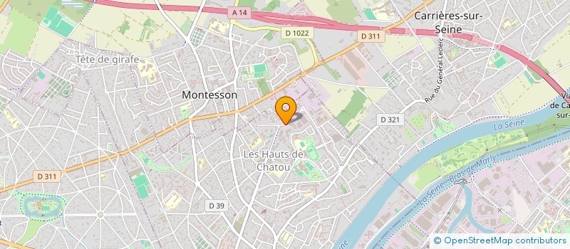 localisation de l'entreprise MONSIEUR BISMELLAH OURIAKHEIL  CHATOU