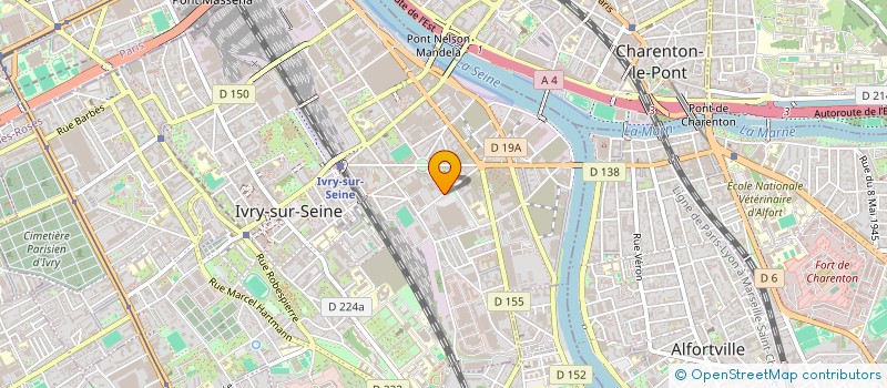 localisation de l'entreprise MONSIEUR BISSET GOURDON à IVRY-SUR-SEINE