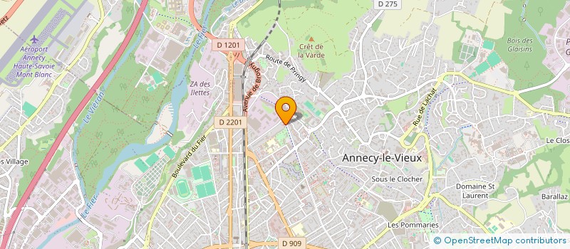 localisation de l'entreprise MONSIEUR BITEBO BLESSING  ANNECY