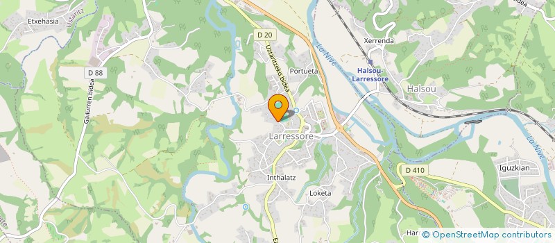 localisation de l'entreprise MONSIEUR BIXENTE BISQUEY  LARRESSORE