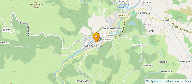 localisation de l'entreprise MONSIEUR BIXENTE HIRIGARAY  SAINT-JEAN-PIED-DE-PORT