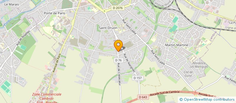 localisation de l'entreprise MONSIEUR BIXENTE HOSPICE  CAMBRAI