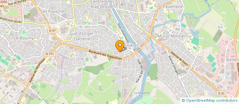 localisation de l'entreprise MONSIEUR BIYAGI JAGANA à LAVAL