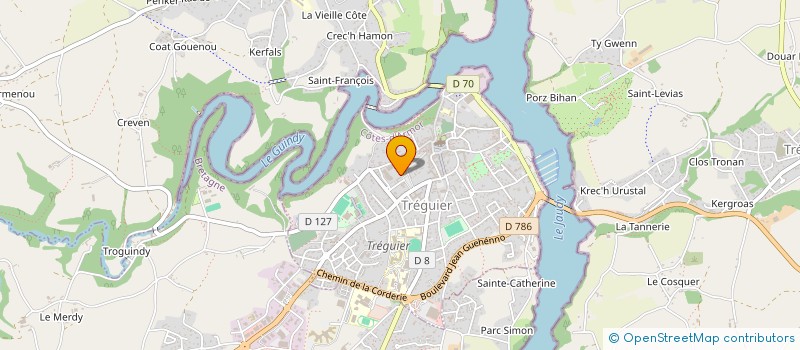 localisation de l'entreprise MONSIEUR BIYARSLAN YUSUPOV à SAINT-BRIEUC