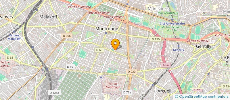 localisation de l'entreprise MONSIEUR BIYET KANIKI  MONTROUGE