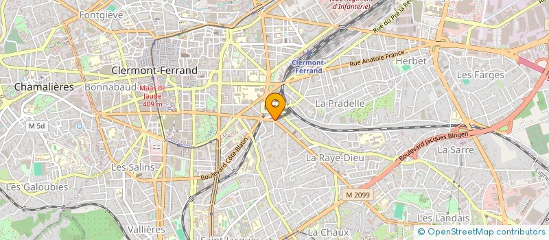 localisation de l'entreprise MONSIEUR BJORN BRATTEBY  CLERMONT-FERRAND