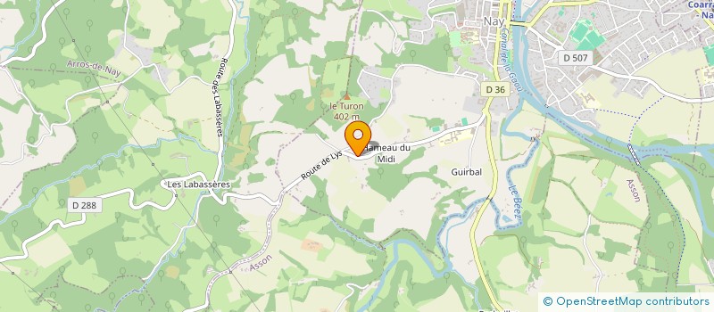 localisation de l'entreprise MONSIEUR BJORN CHRISTIAENS  HAUT-DE-BOSDARROS