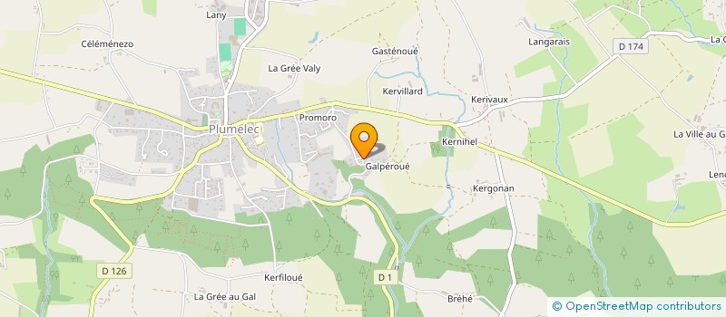 localisation de l'entreprise MONSIEUR BJORN FARCY à PLUMELEC