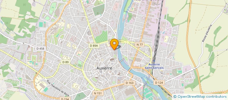 localisation de l'entreprise MONSIEUR BKHEIT MERZOU à AUXERRE