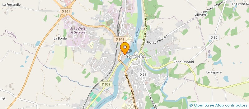 localisation de l'entreprise MONSIEUR BLAINE BREDENKAMP  CONFOLENS