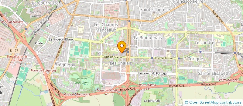 localisation de l'entreprise MONSIEUR BLAISE ABUSANA à RENNES