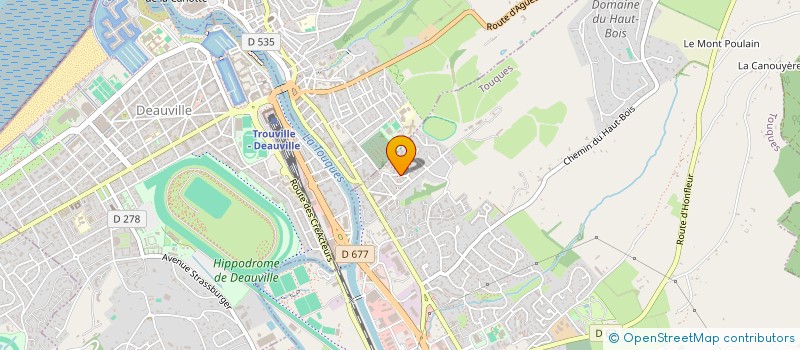 localisation de l'entreprise MONSIEUR BLAISE AFFANOU  TOUQUES