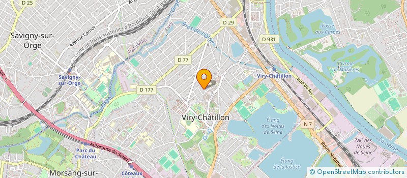 localisation de l'entreprise MONSIEUR BLAISE ALEXANDRE BRANCIFORTI à VIRY CHATILLON